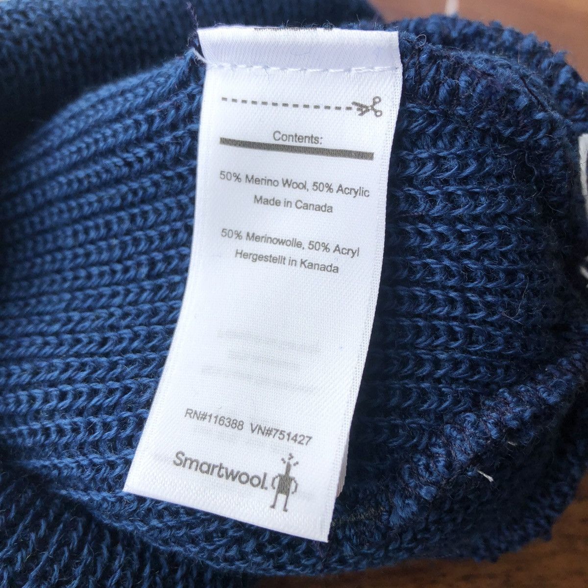 Smartwool SmartWool junior MERINO Beanie BLUE Size ONE SIZE - 3 Thumbnail
