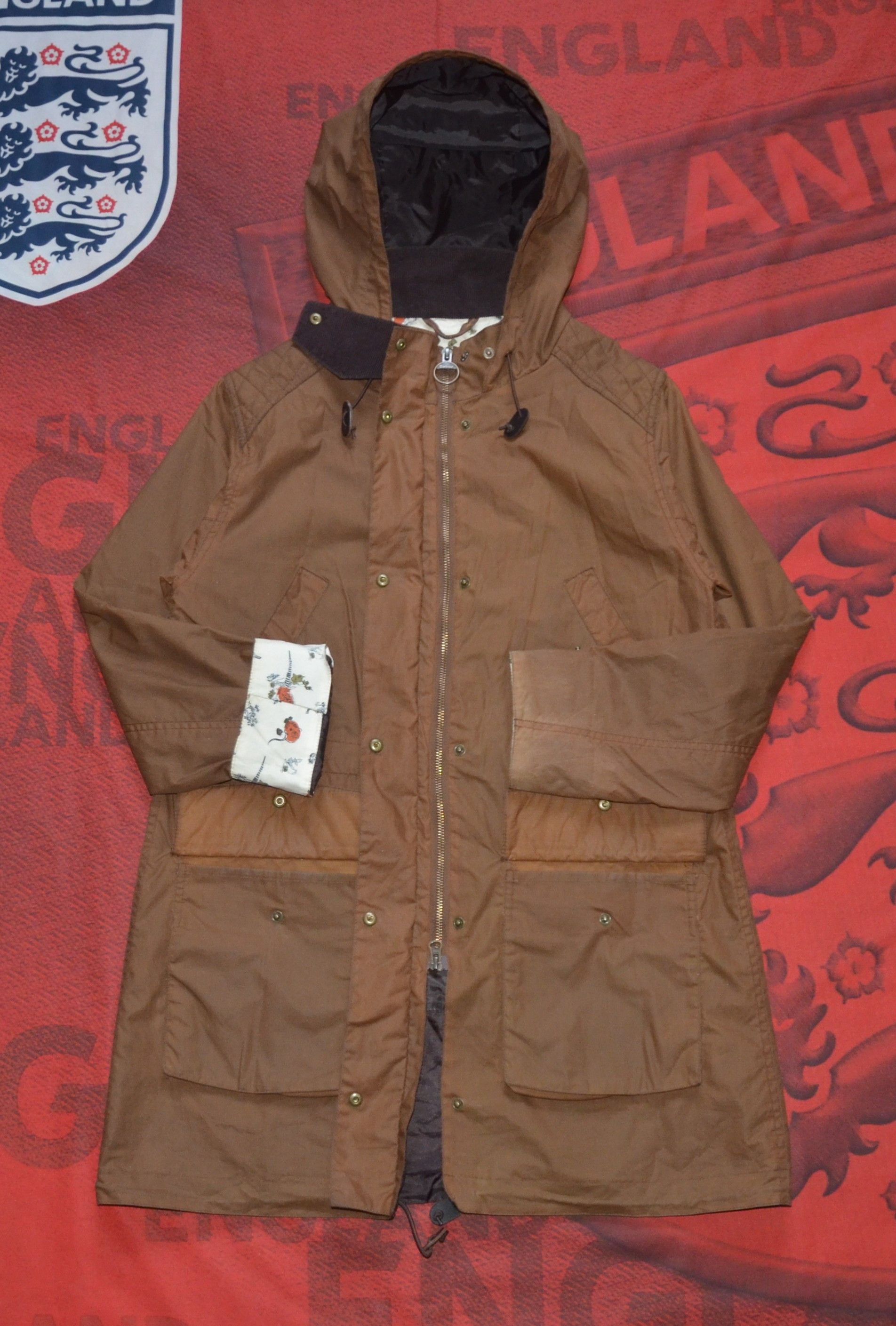 Barbour Barbour Lambley Women Wax Jacket Waterproof Casual England Size US M / EU 48-50 / 2 - 7 Thumbnail