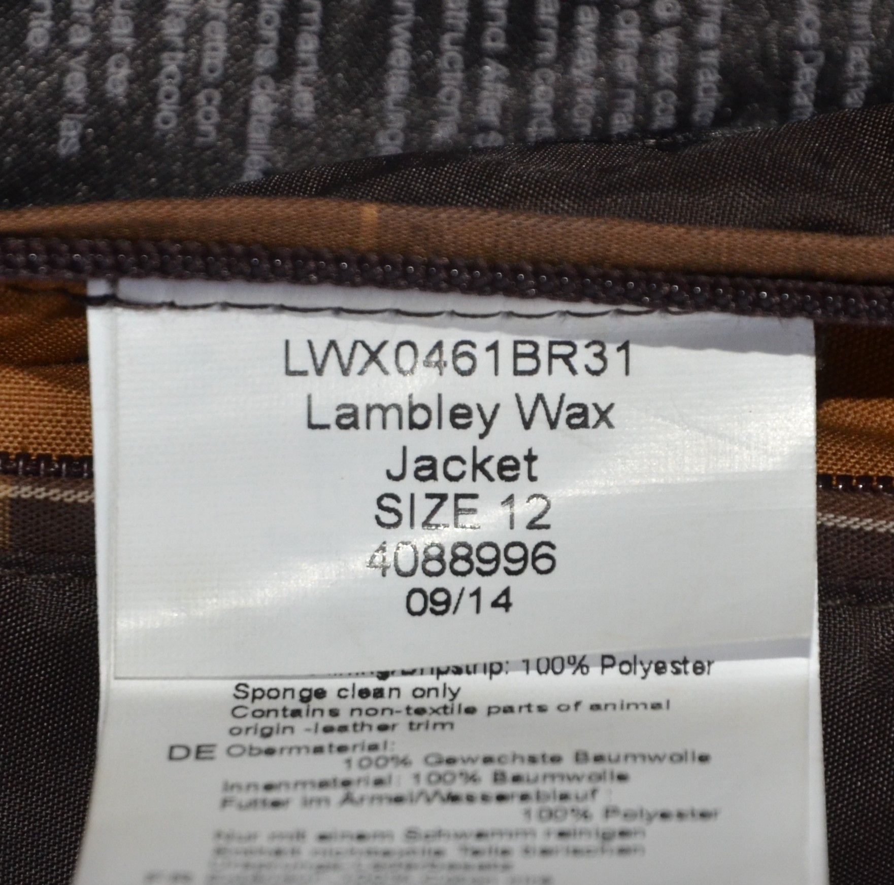Barbour Barbour Lambley Women Wax Jacket Waterproof Casual England Size US M / EU 48-50 / 2 - 14 Thumbnail