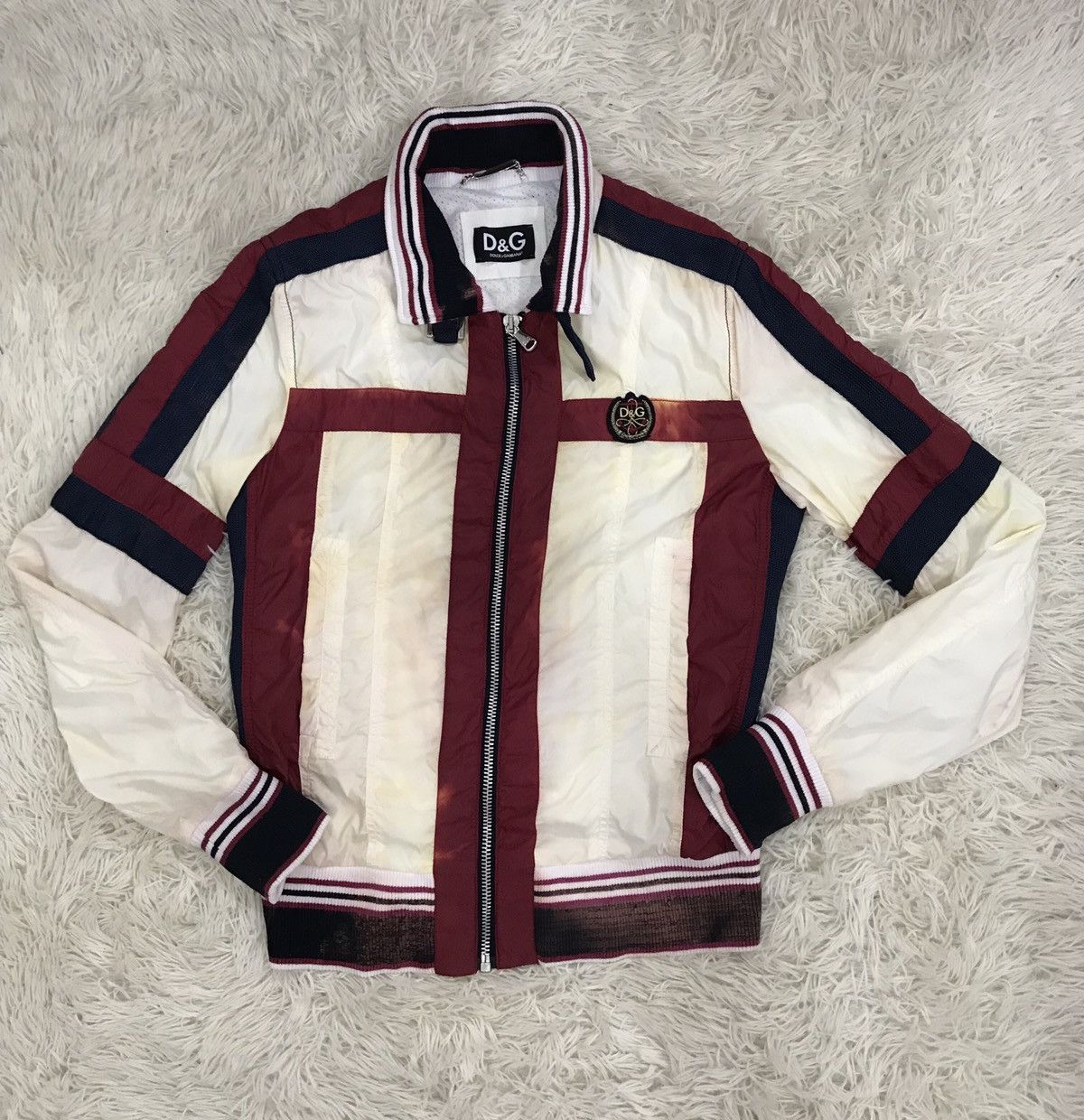 Dolce & Gabbana × Vintage Dolce & Gabana Nylon Jacket VeryWorn Condition Size US M / EU 48-50 / 2 - 18 Thumbnail