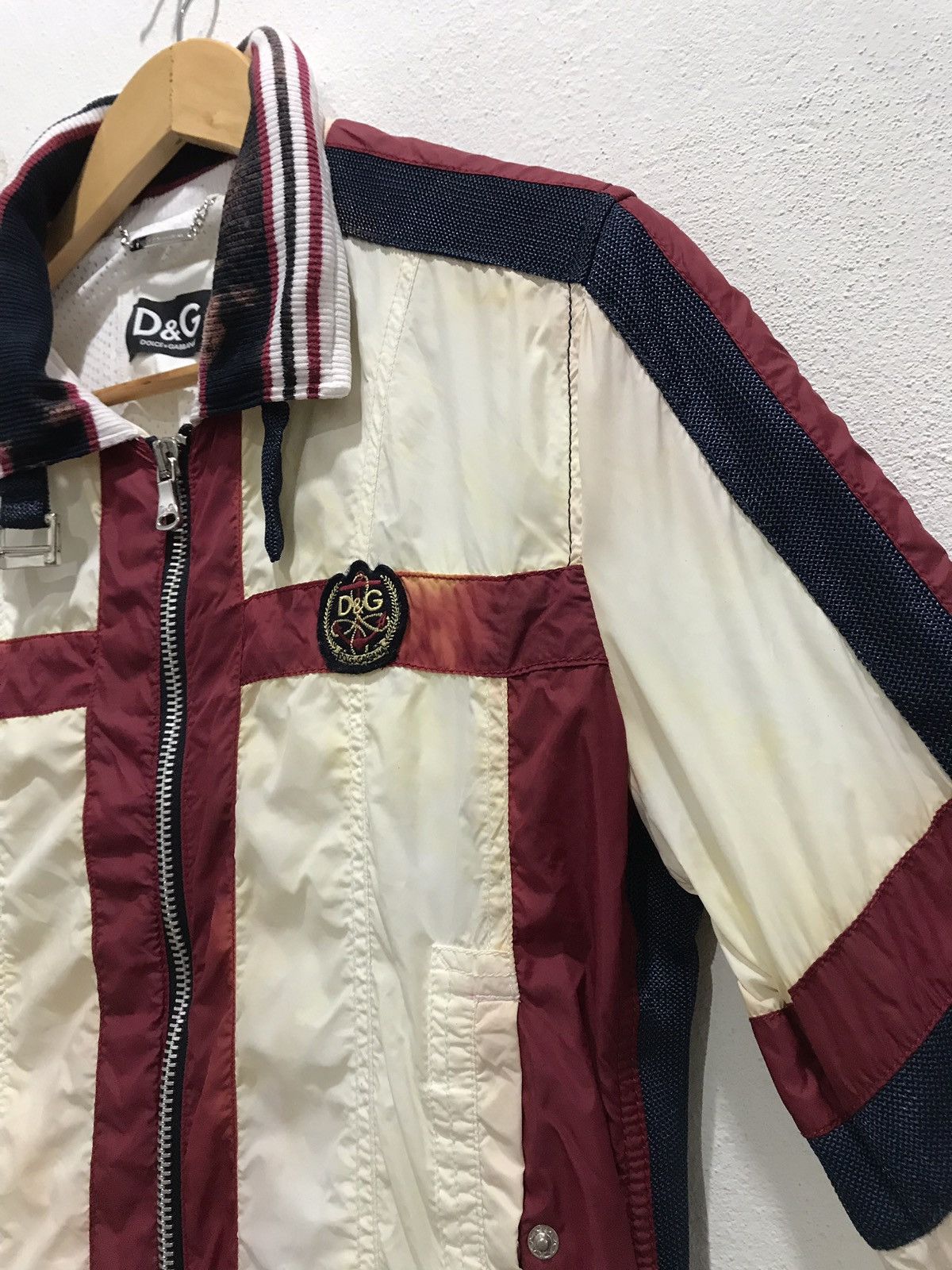 Dolce & Gabbana × Vintage Dolce & Gabana Nylon Jacket VeryWorn Condition Size US M / EU 48-50 / 2 - 3 Thumbnail