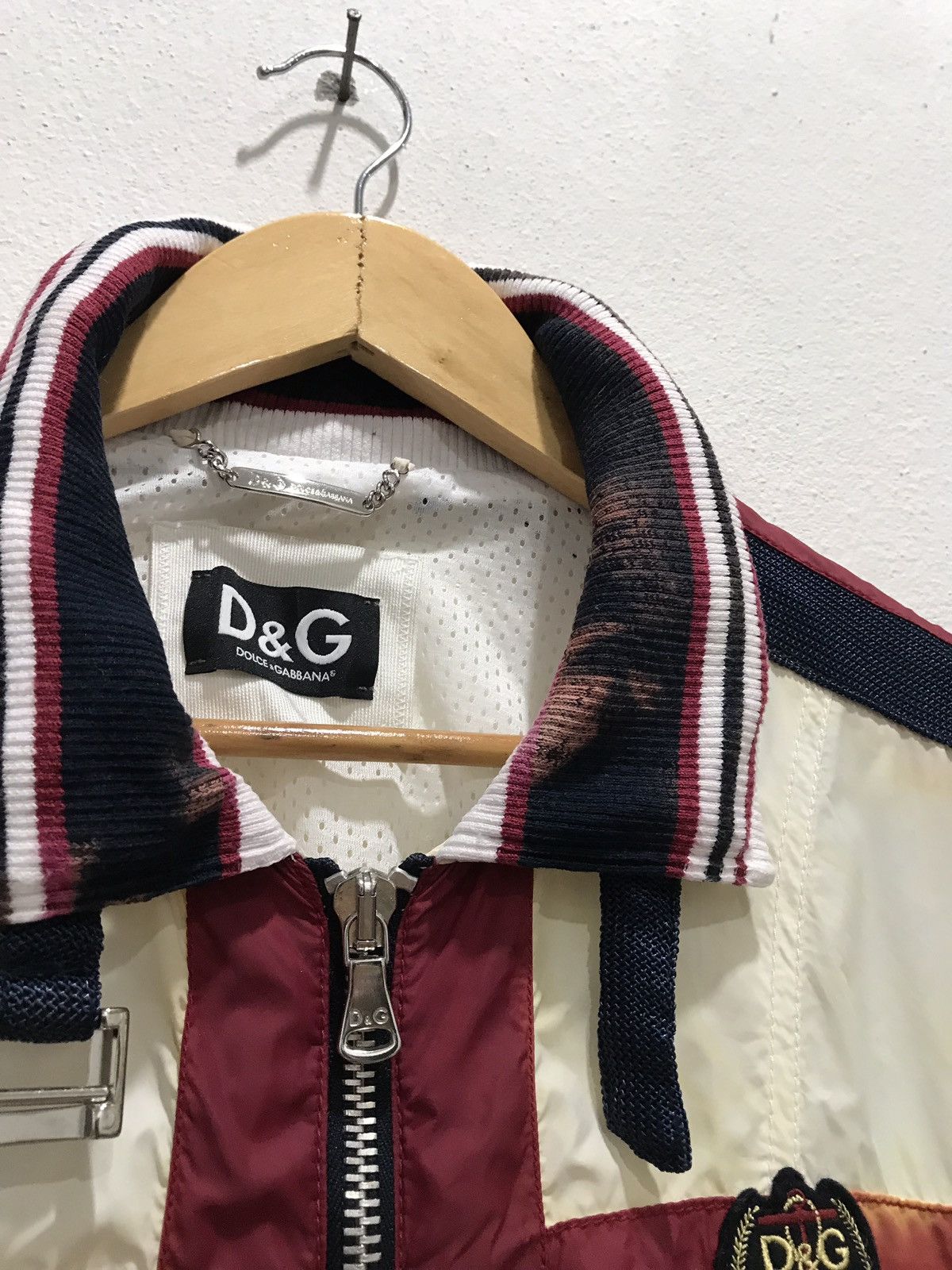 Dolce & Gabbana × Vintage Dolce & Gabana Nylon Jacket VeryWorn Condition Size US M / EU 48-50 / 2 - 6 Thumbnail