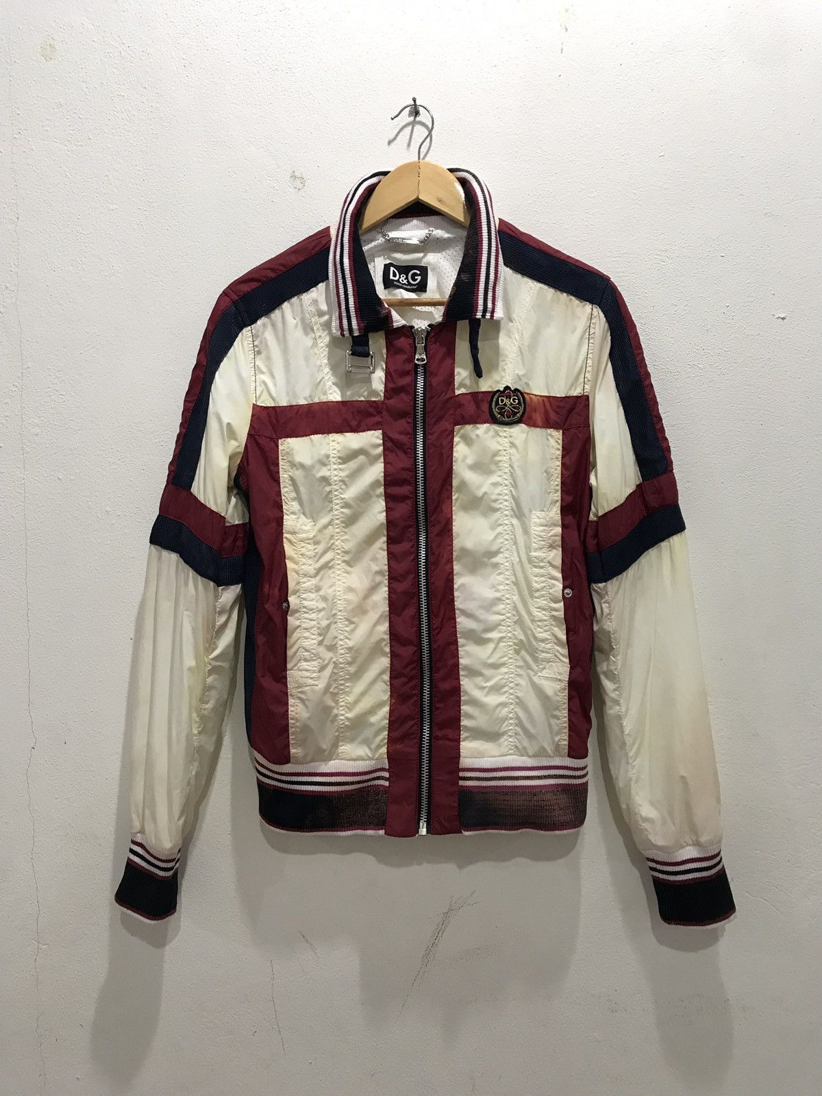 Dolce & Gabbana × Vintage Dolce & Gabana Nylon Jacket VeryWorn Condition Size US M / EU 48-50 / 2 - 1 Thumbnail