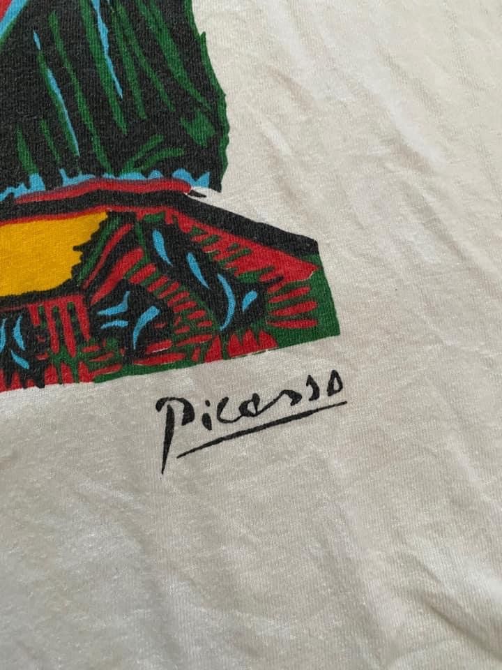 Vintage Vintage 93/94 Picasso Art T-Shirt Size US L / EU 52-54 / 3 - 5 Thumbnail