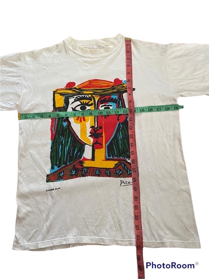 Vintage Vintage 93/94 Picasso Art T-Shirt Size US L / EU 52-54 / 3 - 2 Thumbnail
