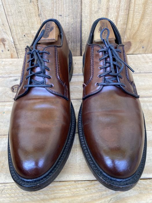 Bostonian Bostonian Crown Windsor Shell Cordovan Plain Toe Blucher ...