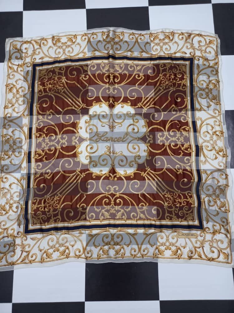 Lancel Lancel Paris Silk Scarf Size ONE SIZE - 4 Thumbnail