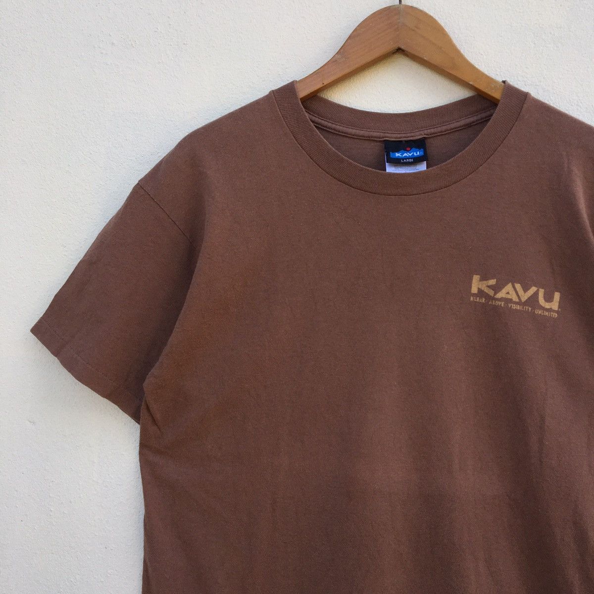 KAVU × Vintage RARE‼️Vintage KAVU OUTDOOR BIG LOGO T-shirt Size US L / EU 52-54 / 3 - 7 Thumbnail