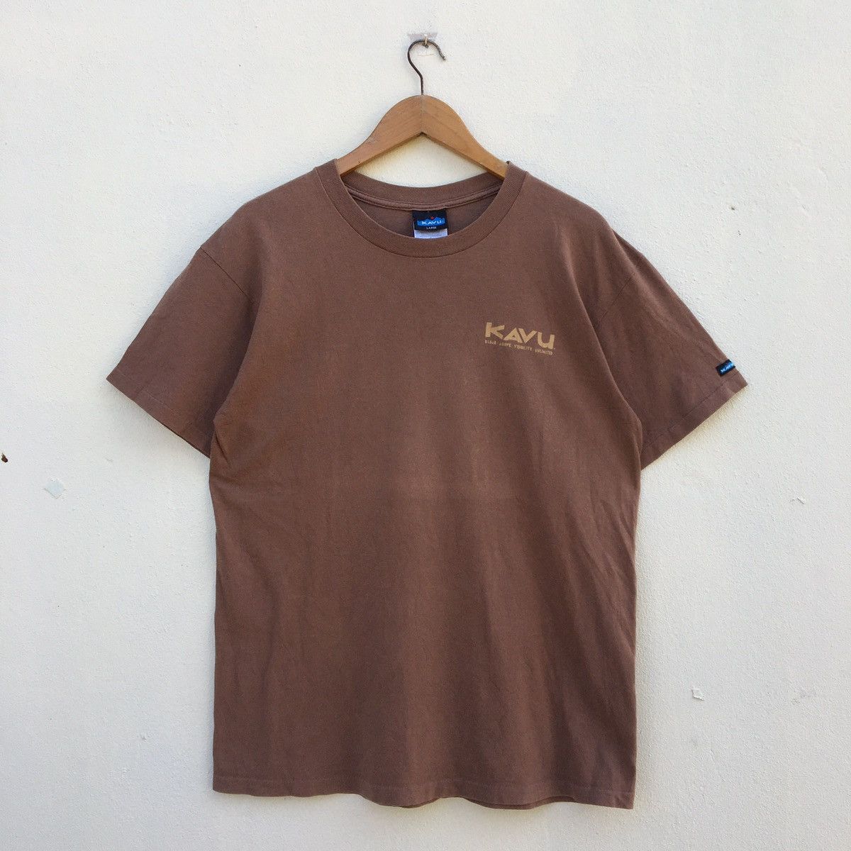 KAVU × Vintage RARE‼️Vintage KAVU OUTDOOR BIG LOGO T-shirt Size US L / EU 52-54 / 3 - 4 Thumbnail