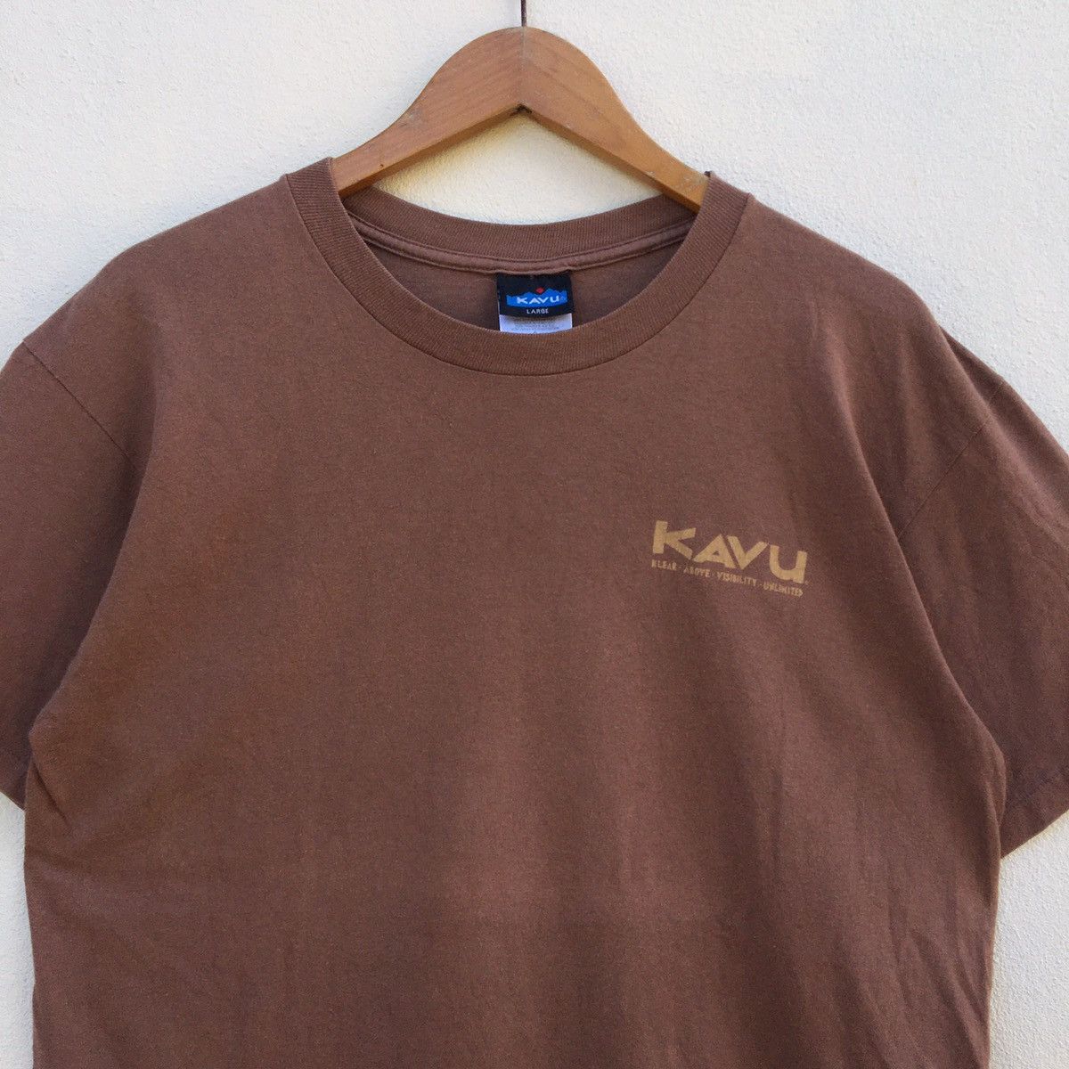 KAVU × Vintage RARE‼️Vintage KAVU OUTDOOR BIG LOGO T-shirt Size US L / EU 52-54 / 3 - 5 Thumbnail
