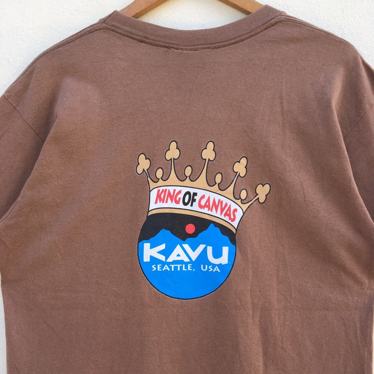 KAVU × Vintage RARE‼️Vintage KAVU OUTDOOR BIG LOGO T-shirt Size US L / EU 52-54 / 3 - 2 Thumbnail