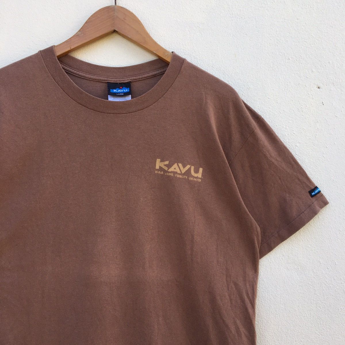 KAVU × Vintage RARE‼️Vintage KAVU OUTDOOR BIG LOGO T-shirt Size US L / EU 52-54 / 3 - 6 Thumbnail