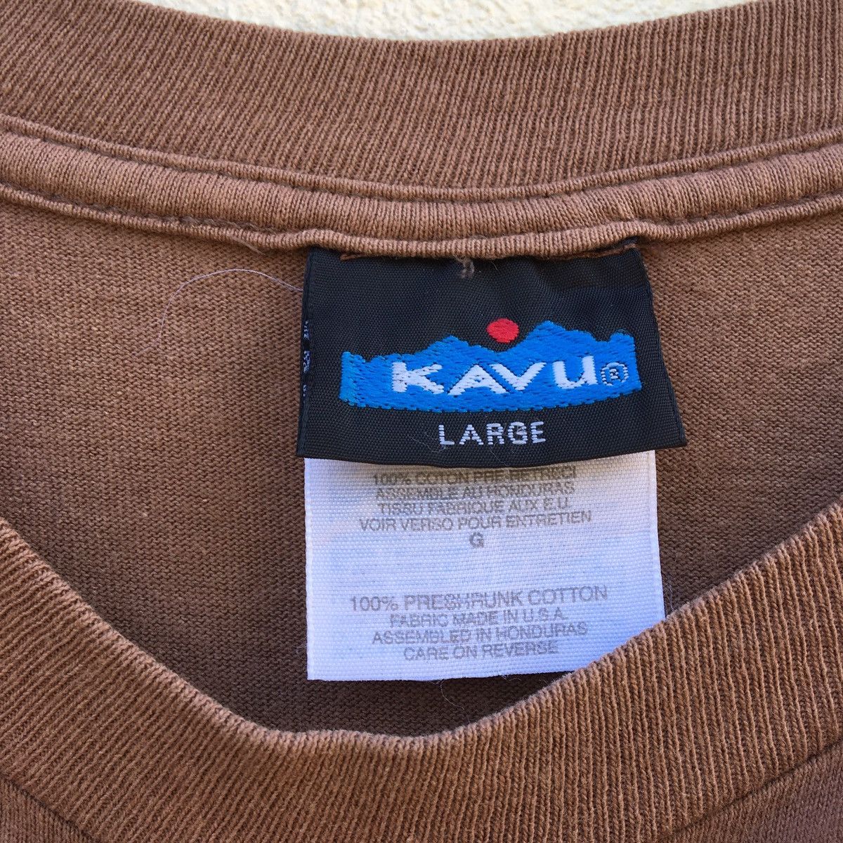 KAVU × Vintage RARE‼️Vintage KAVU OUTDOOR BIG LOGO T-shirt Size US L / EU 52-54 / 3 - 10 Thumbnail