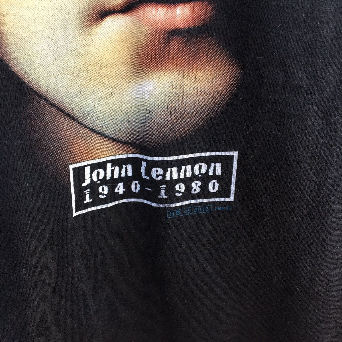 Band Tees × Vintage RARE‼️Vintage JOHN LENNON BIG FACE PRINT T-shirt Size US L / EU 52-54 / 3 - 9 Thumbnail