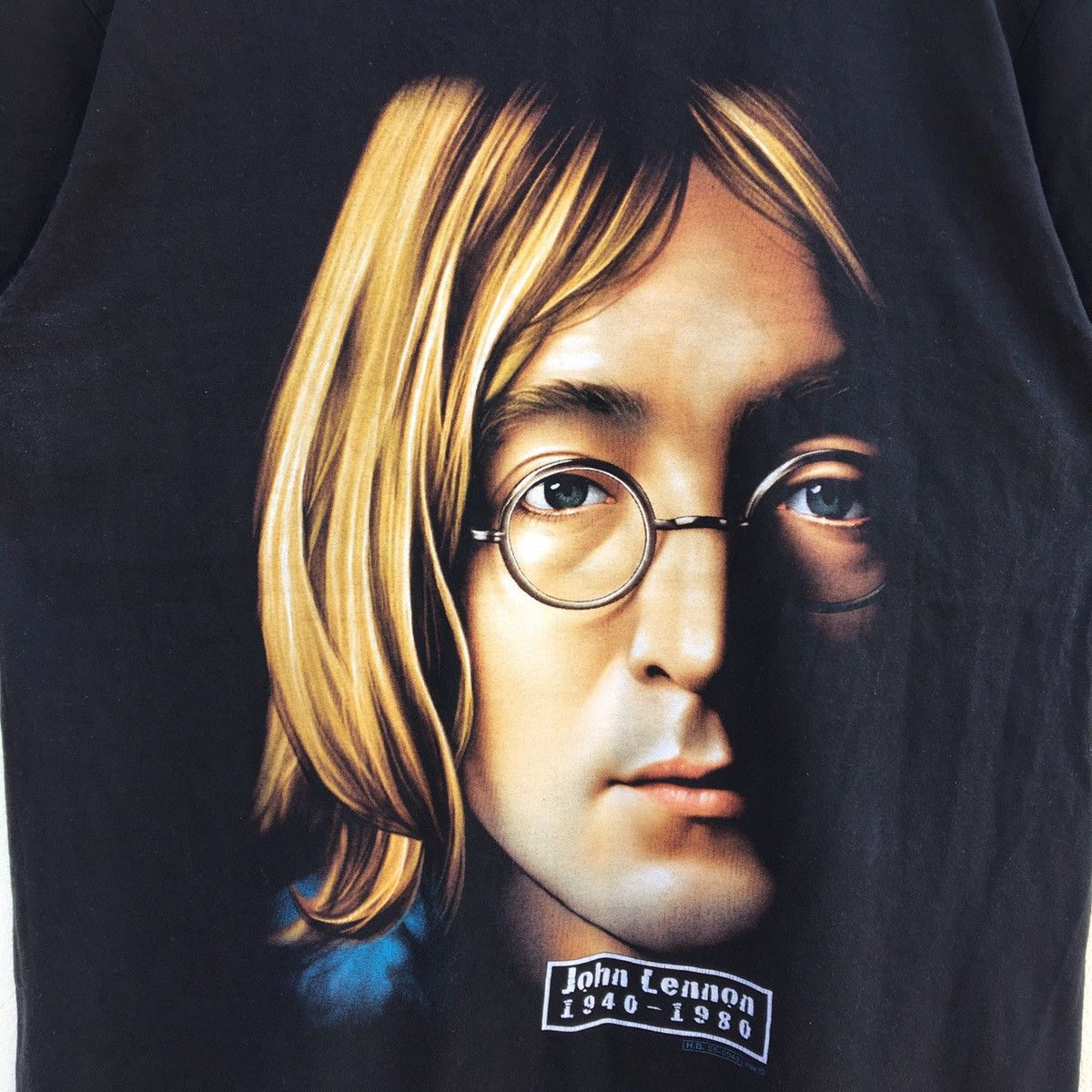 Band Tees × Vintage RARE‼️Vintage JOHN LENNON BIG FACE PRINT T-shirt Size US L / EU 52-54 / 3 - 2 Thumbnail