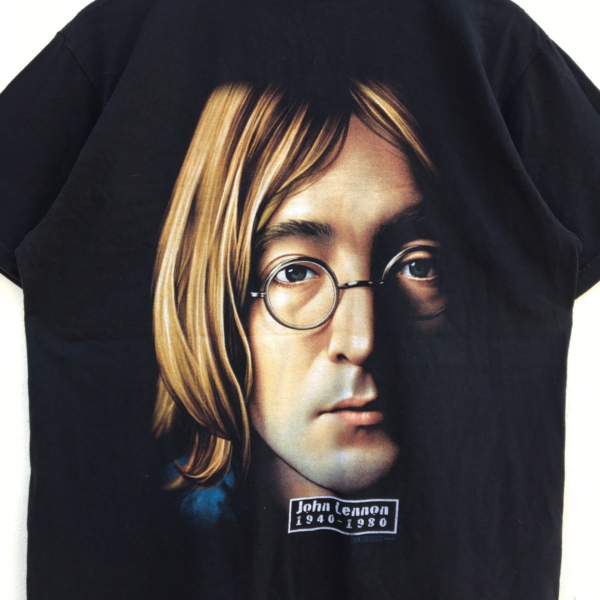 Band Tees × Vintage RARE‼️Vintage JOHN LENNON BIG FACE PRINT T-shirt Size US L / EU 52-54 / 3 - 8 Thumbnail