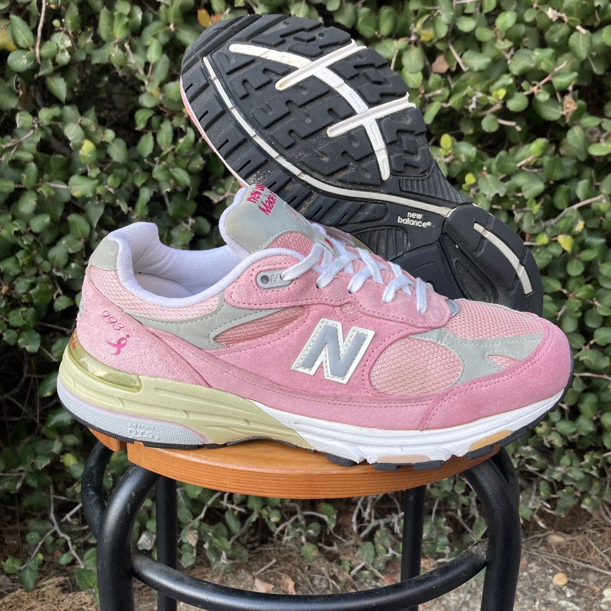 New Balance New Balance 993 Pink Breast Cancer Awareness Susan USA W 7.5 Grailed