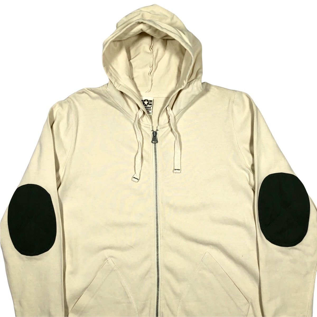 Japanese Brand Houston Elbow Patches Zip Up Hoodie Size US XL / EU 56 / 4 - 2 Thumbnail