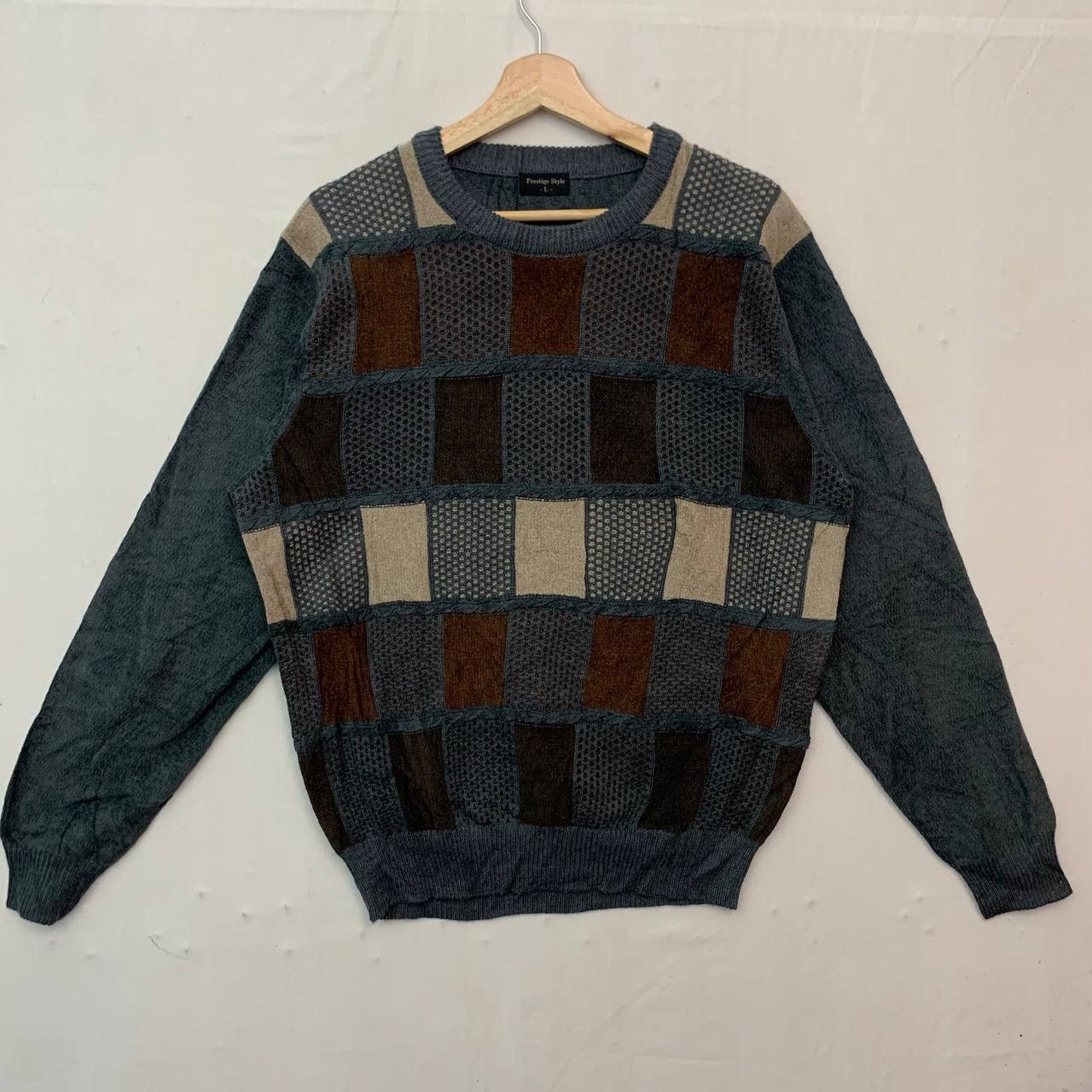 Aran Isles Knitwear Vintage Prestige Style Knitwear Sweatshirt Size US L / EU 52-54 / 3 - 1 Thumbnail