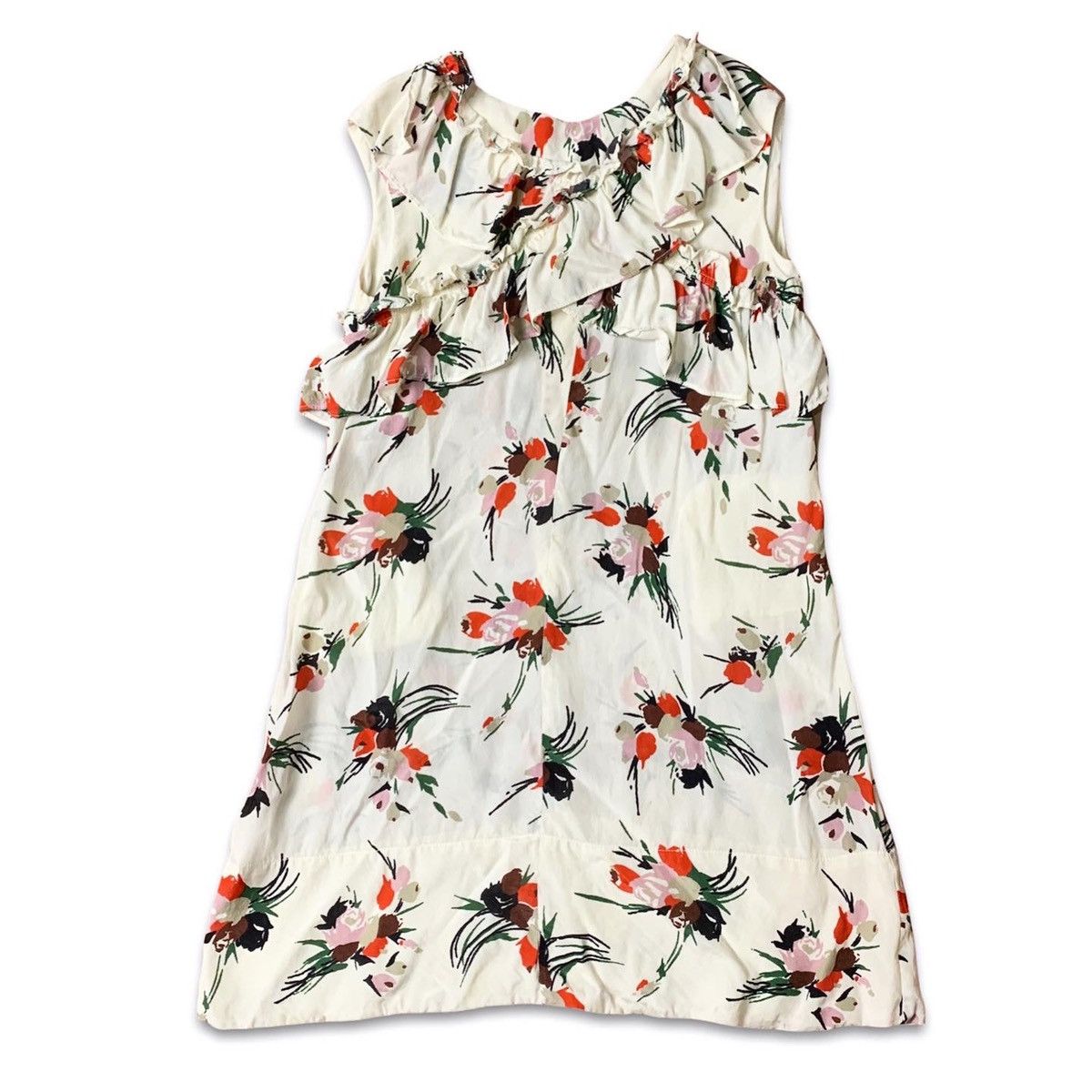 knee length dresses for ladies FAITHFULL THE BRAND Marni Mini Dress Paraiso Floral Print main image 0