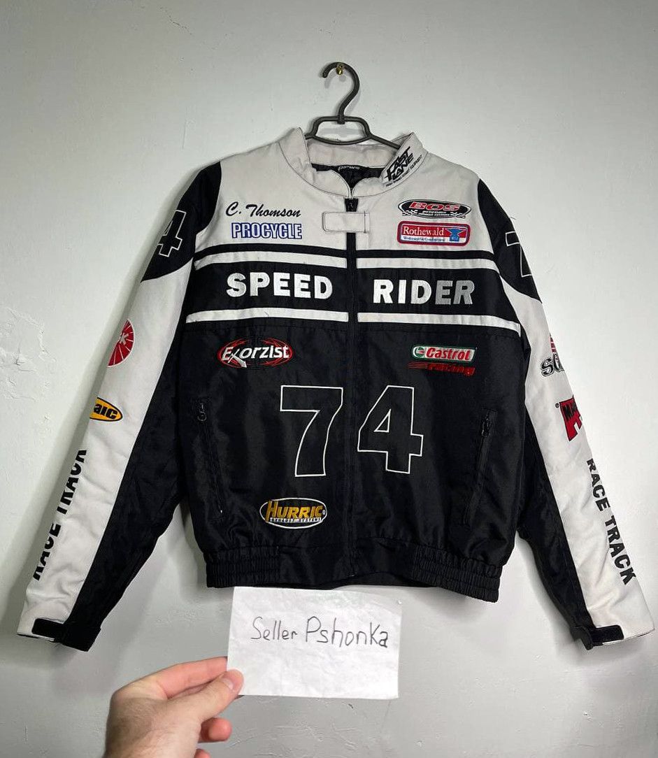 Ferrari × Racing × Vintage Vintage 'Speed Freak' Racing Jacket | Grailed