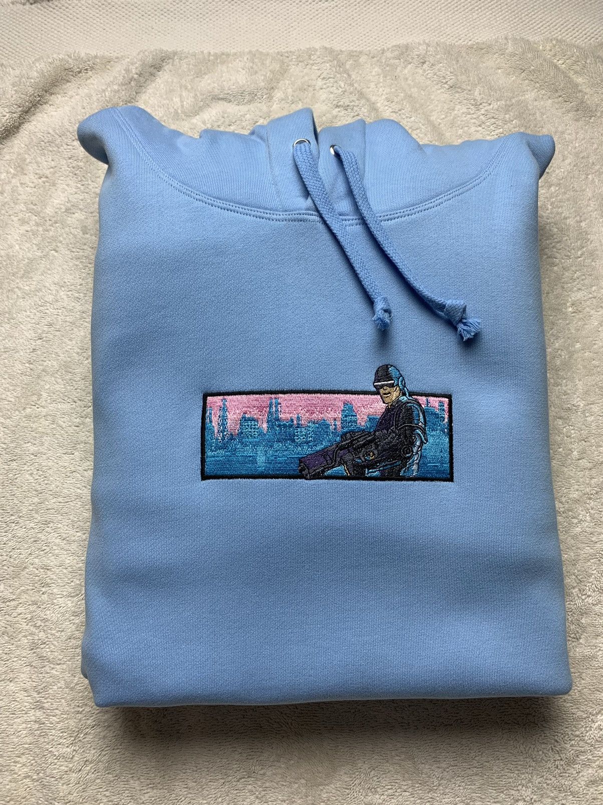 German Derschutze 'Grand Theft' Hoodie Baby Blue