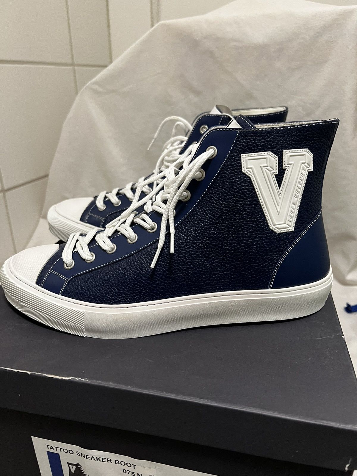 Louis vuitton tattoo sneaker boot shop