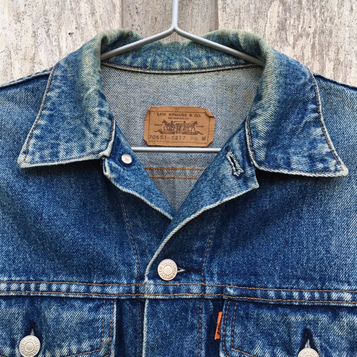 Levi's Vintage Levi’s Strauss & Co. Denim Trucker Jacket Size US M / EU 48-50 / 2 - 2 Thumbnail