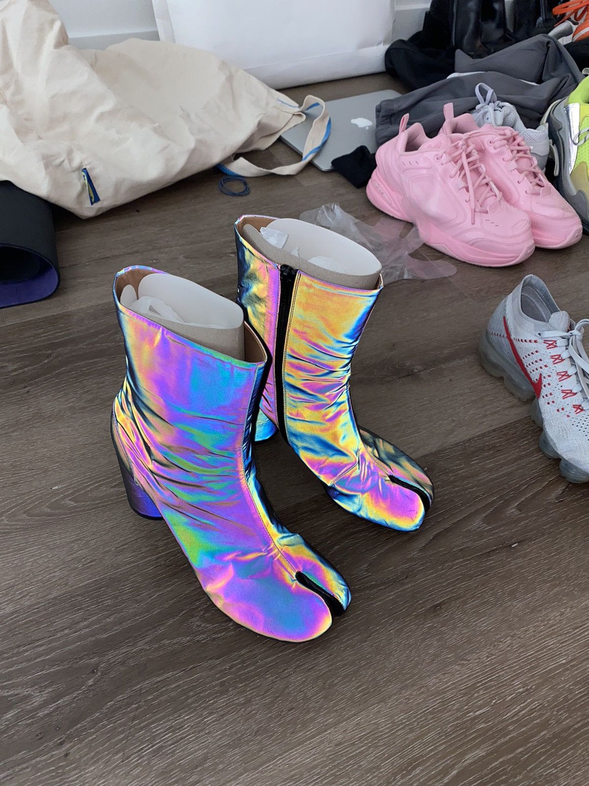 Margiela iridescent tabi hotsell