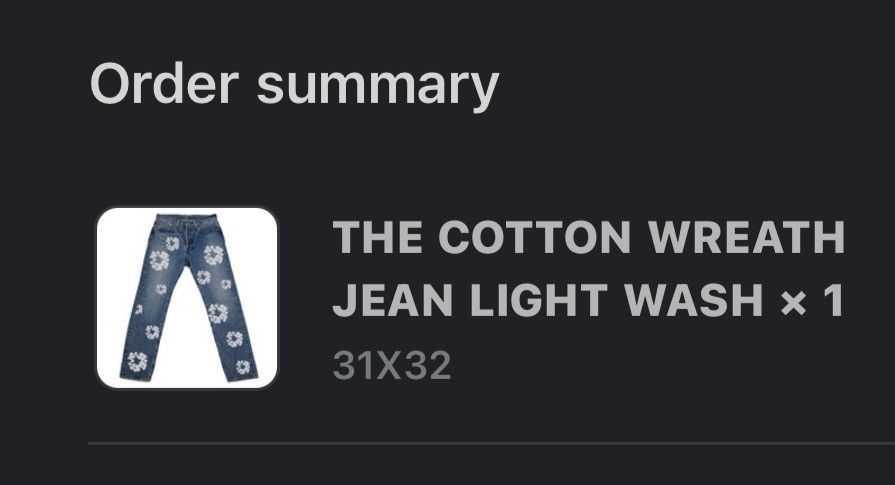 DENIM TEARS Levi’s X Denim Tears 501 The Cotton Wreath Jean Light Wash Size US 31 - 8 Thumbnail