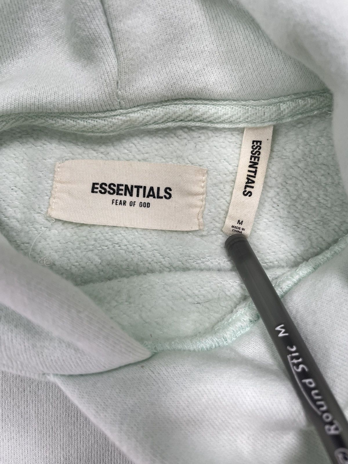 Fear of God Fear of God Essentials Mint Logo Hoodie Size US M / EU 48-50 / 2 - 10 Thumbnail