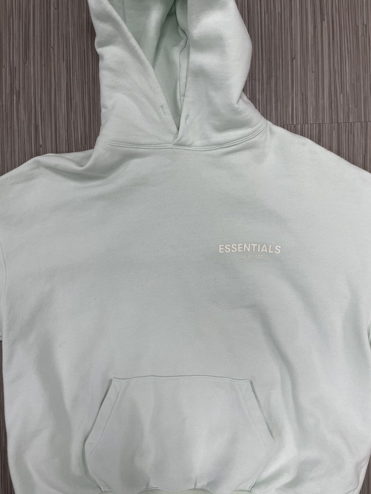 Fear of God Fear of God Essentials Mint Logo Hoodie Size US M / EU 48-50 / 2 - 3 Thumbnail