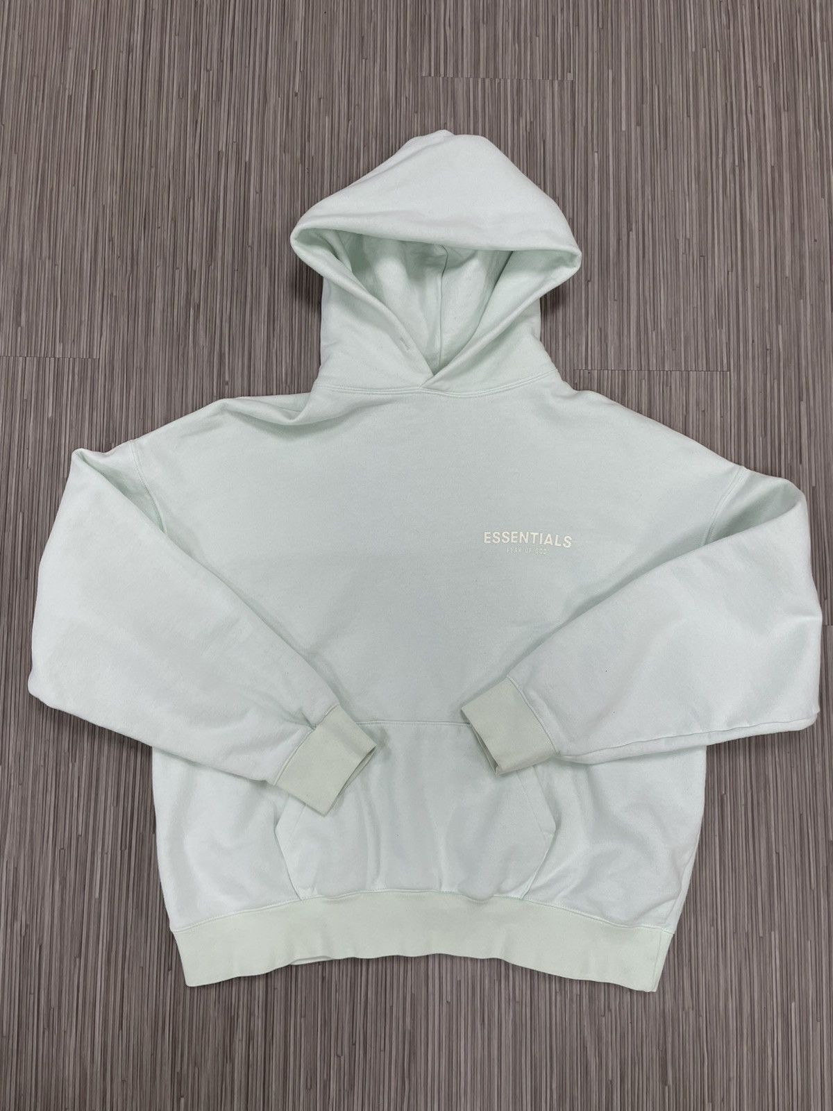 Fear of God Fear of God Essentials Mint Logo Hoodie Size US M / EU 48-50 / 2 - 1 Thumbnail