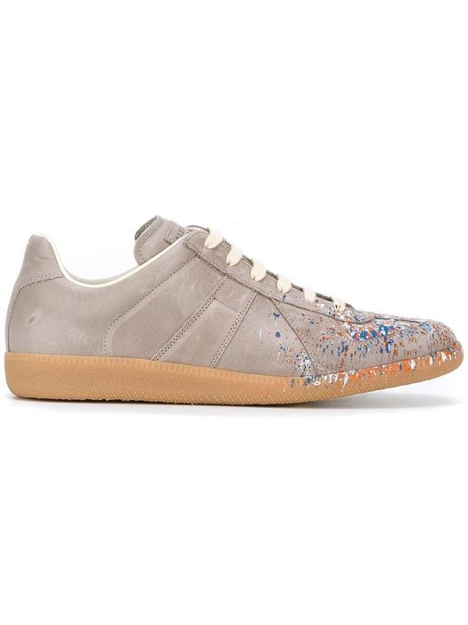 Maison Margiela Paint Splash Replica Low | Grailed