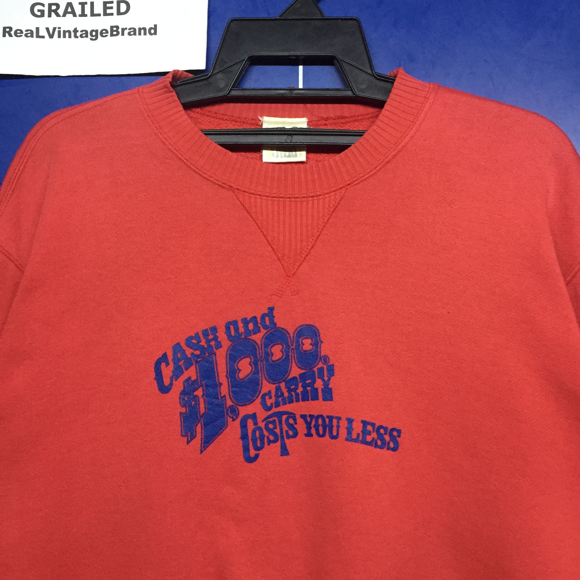 Japanese Brand × Vintage Vintage Freedy Livery Cash and $1000 Spell Out Sweatshirt Size US M / EU 48-50 / 2 - 2 Thumbnail