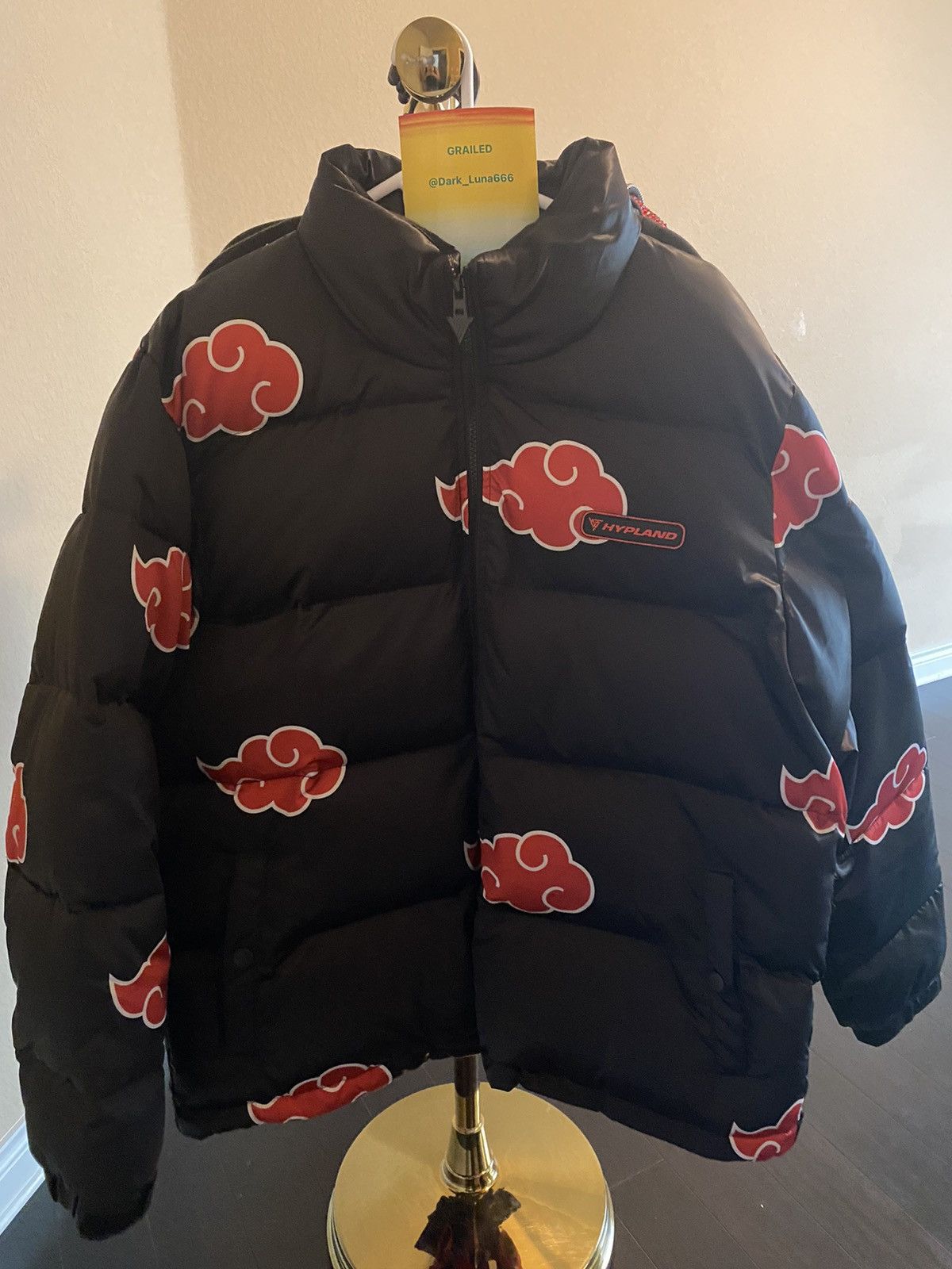 Hypland Hypland X Naruto “Akastuki” Cloud Puffer Jacket Grailed