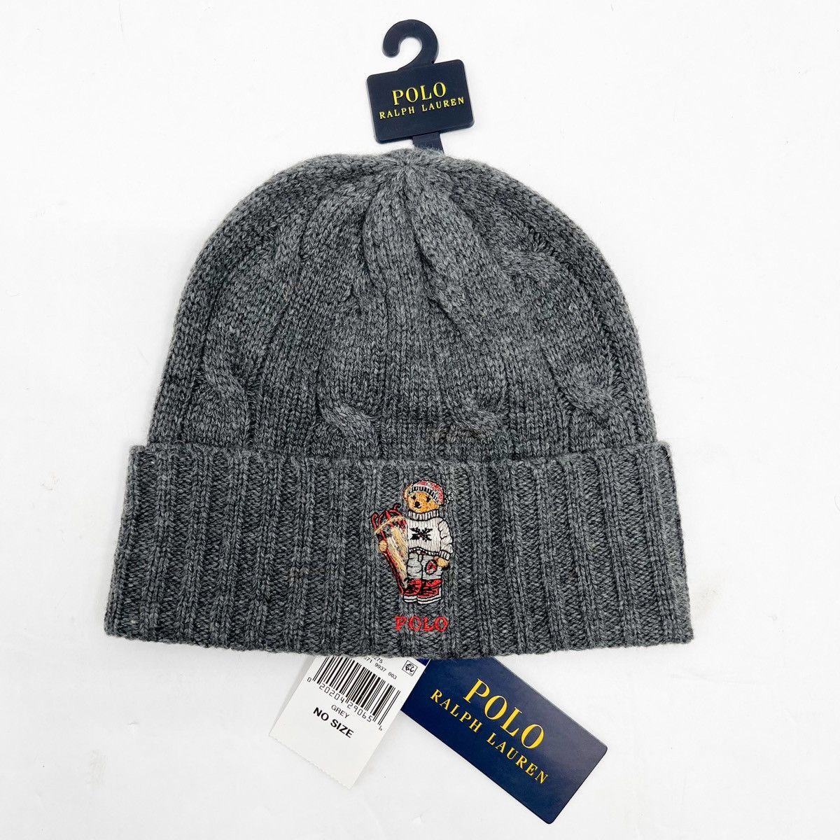 Polo Ralph Lauren WINTER SLED BEAR Knit Cap Beanie Hat