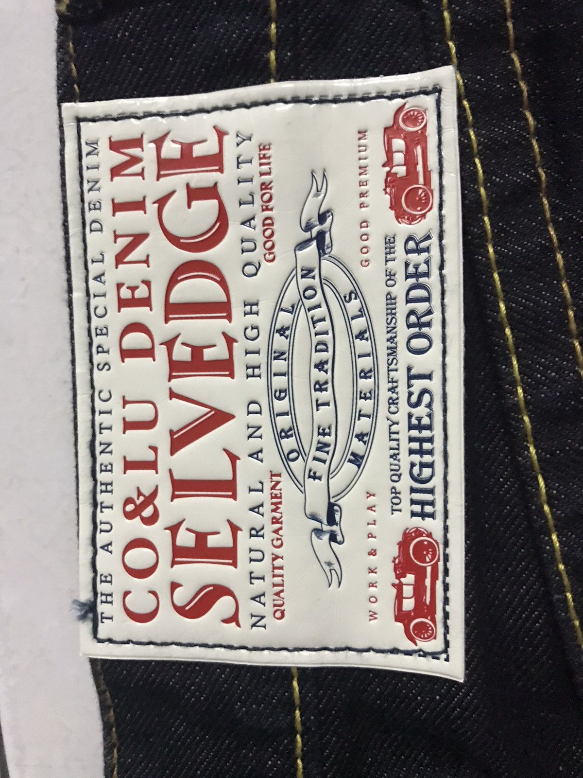 Designer Co&Lu Selvedge Authentic Special Denim High Quality Size US 30 / EU 46 - 3 Thumbnail