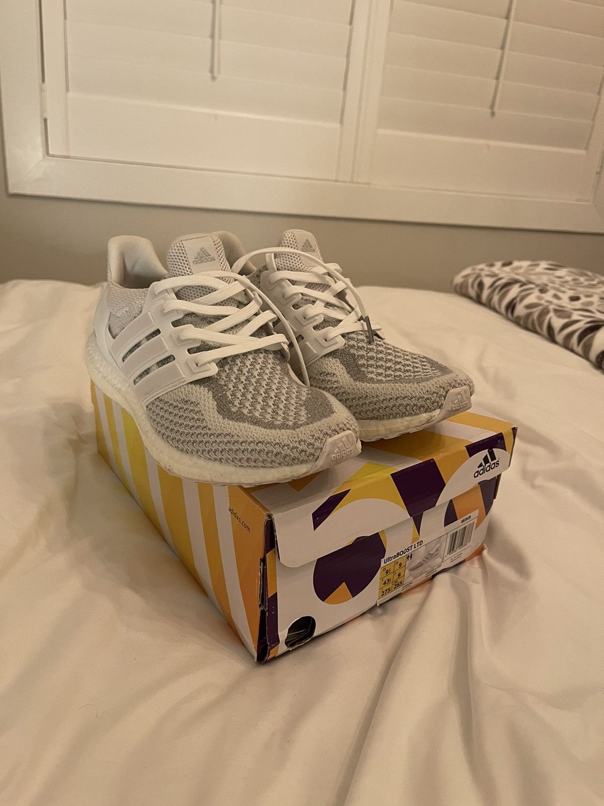 Adidas ultra boost LTD 2.0 White on white reflective