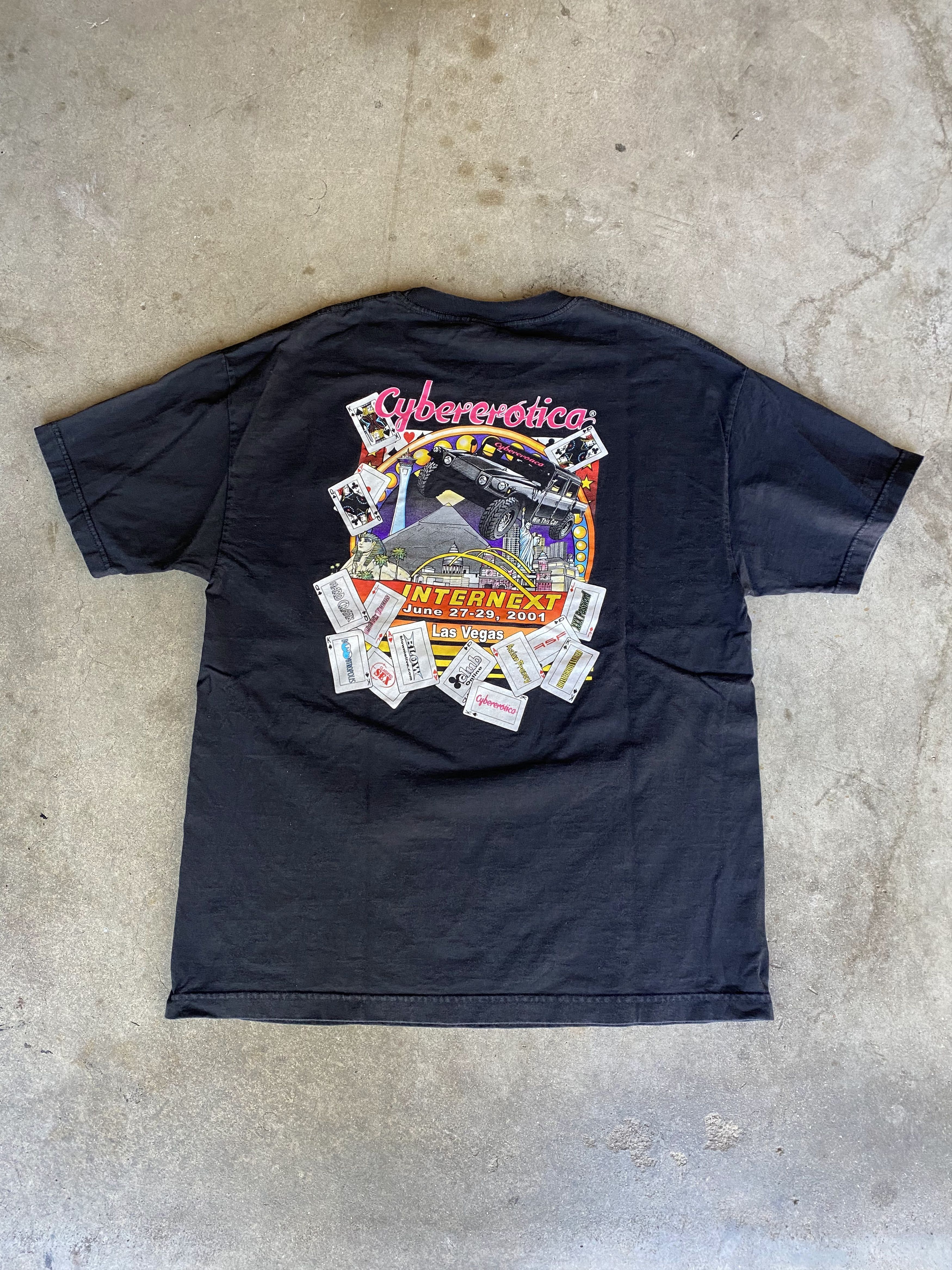 Vintage Vintage 2001 Cybererotica Las Vegas Tee Shirt | Grailed