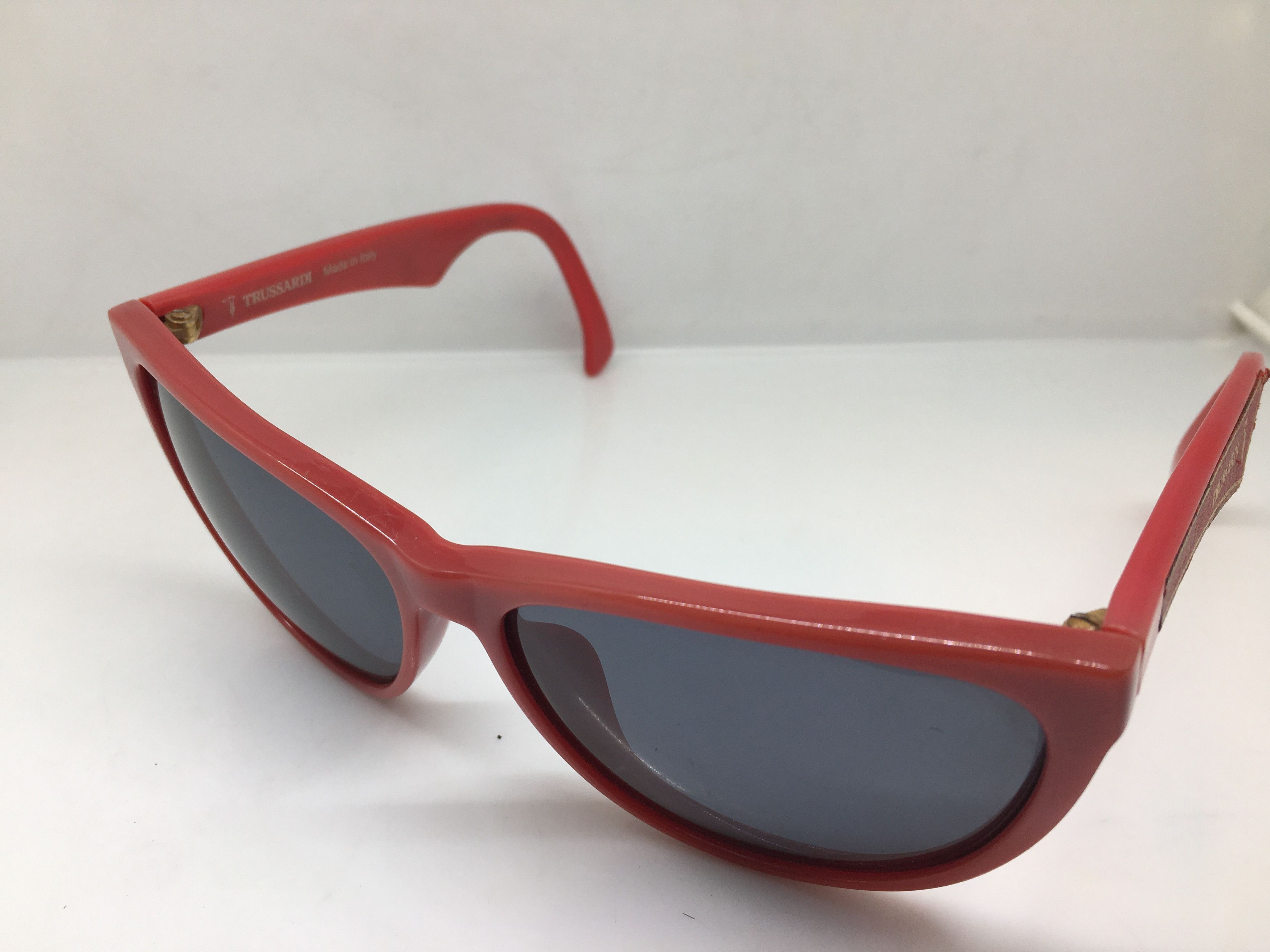 Vintage Trussardi Mod T106 Red Sunglasses Made in Italy