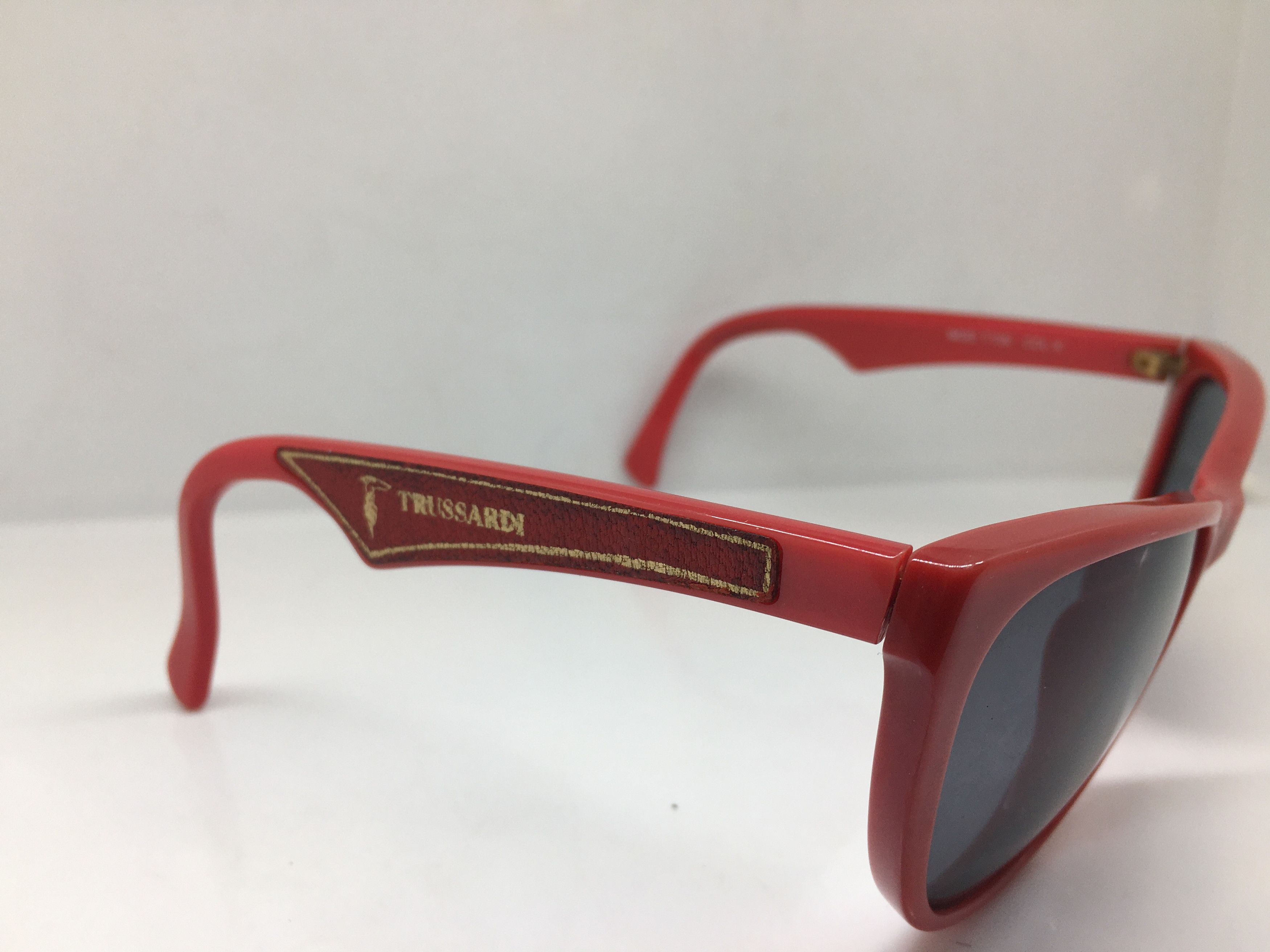 Vintage Trussardi Mod T106 Red Sunglasses Made in Italy