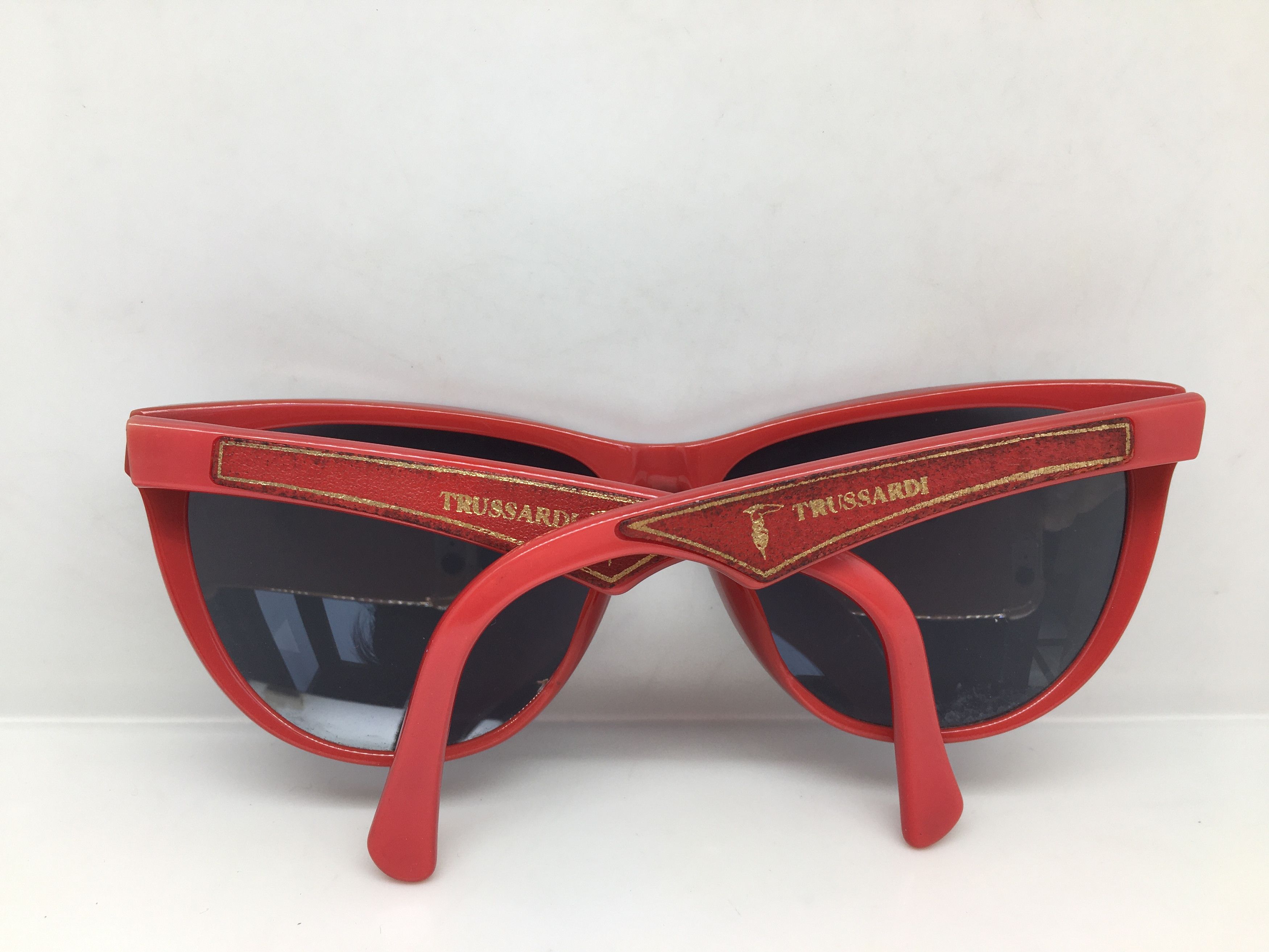 Vintage Trussardi Mod T106 Red Sunglasses Made in Italy
