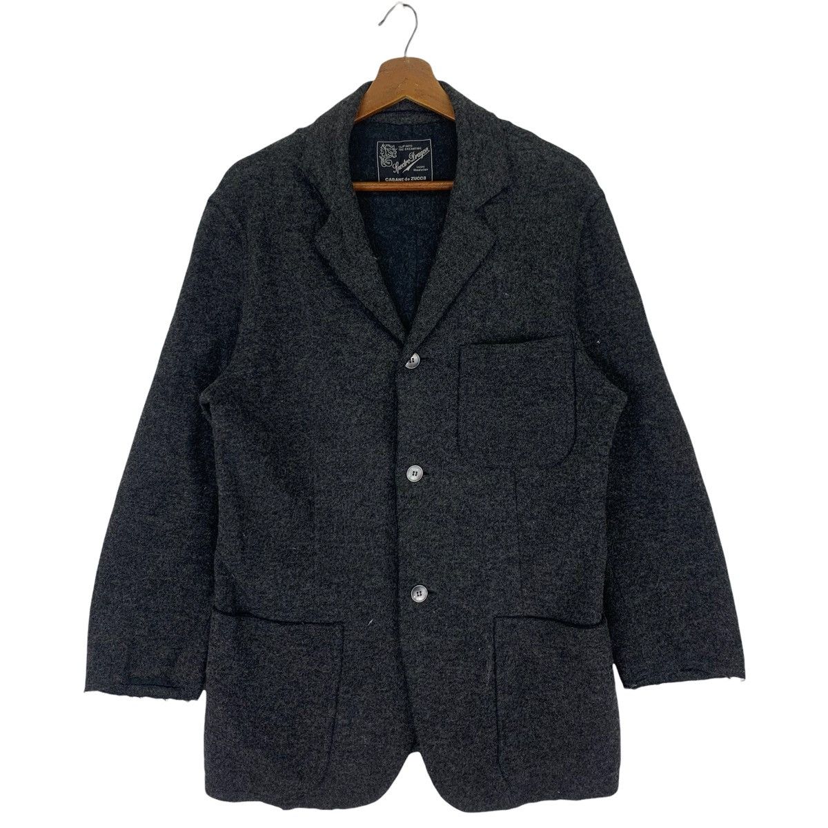 CABANE de ZUCCa Cabana De Zucca Issey Miyake Designer Blazer Coat Size US M / EU 48-50 / 2 - 1 Thumbnail