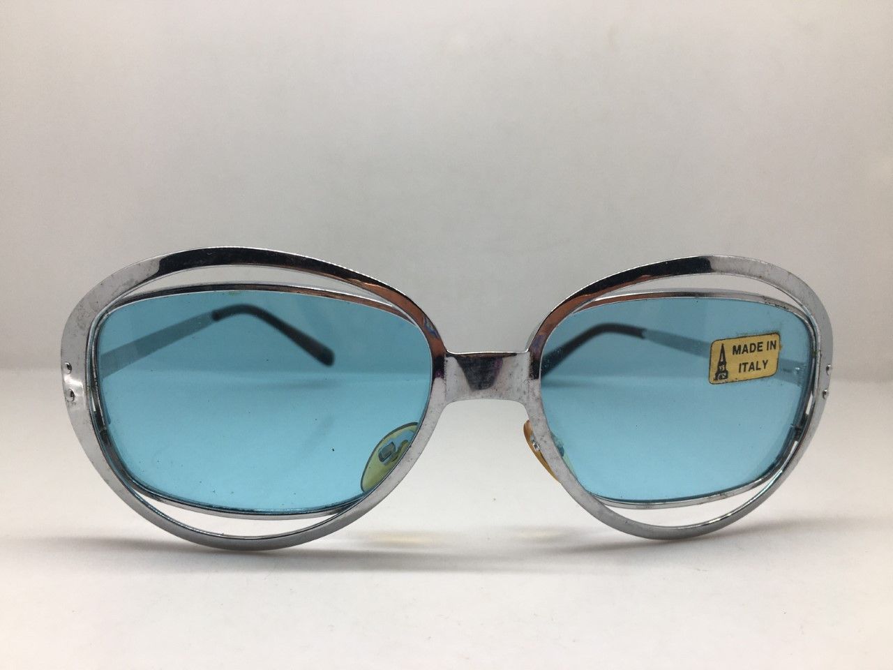 Vintage '66 MOD SPACE AGE OP ART ITALIA FENG SHUI SUNGLASSES Size ONE SIZE - 7 Thumbnail