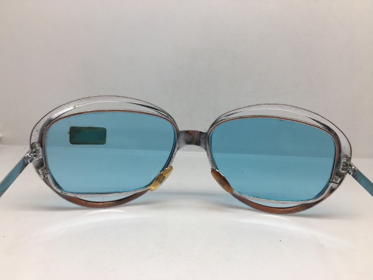 Vintage '66 MOD SPACE AGE OP ART ITALIA FENG SHUI SUNGLASSES Size ONE SIZE - 8 Thumbnail