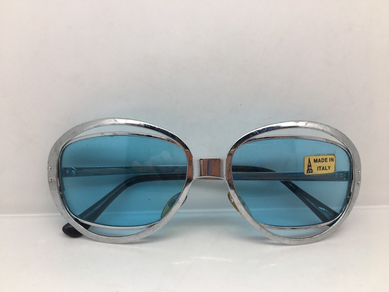 Vintage '66 MOD SPACE AGE OP ART ITALIA FENG SHUI SUNGLASSES Size ONE SIZE - 5 Thumbnail