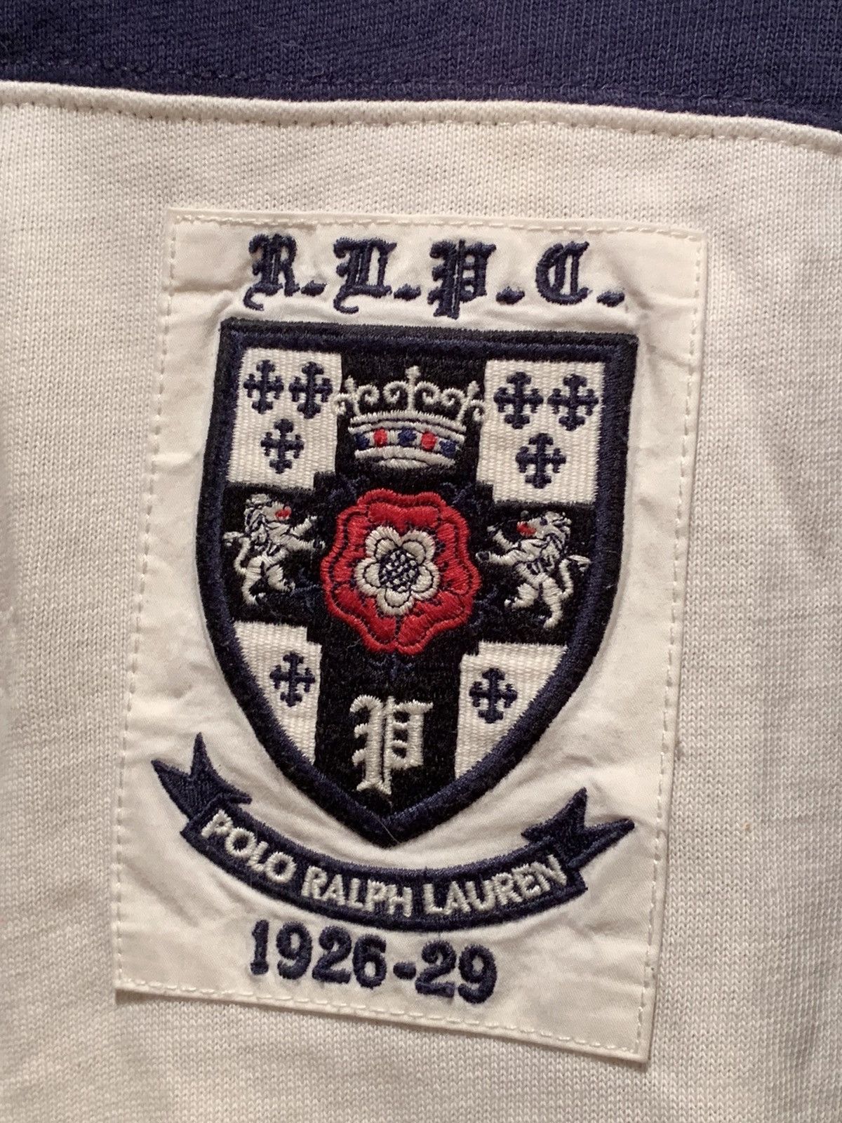 Polo Ralph Lauren *RARE* Polo Ralph Lauren Custom Fit Crest Long Sleeve Rugby Size US L / EU 52-54 / 3 - 4 Thumbnail