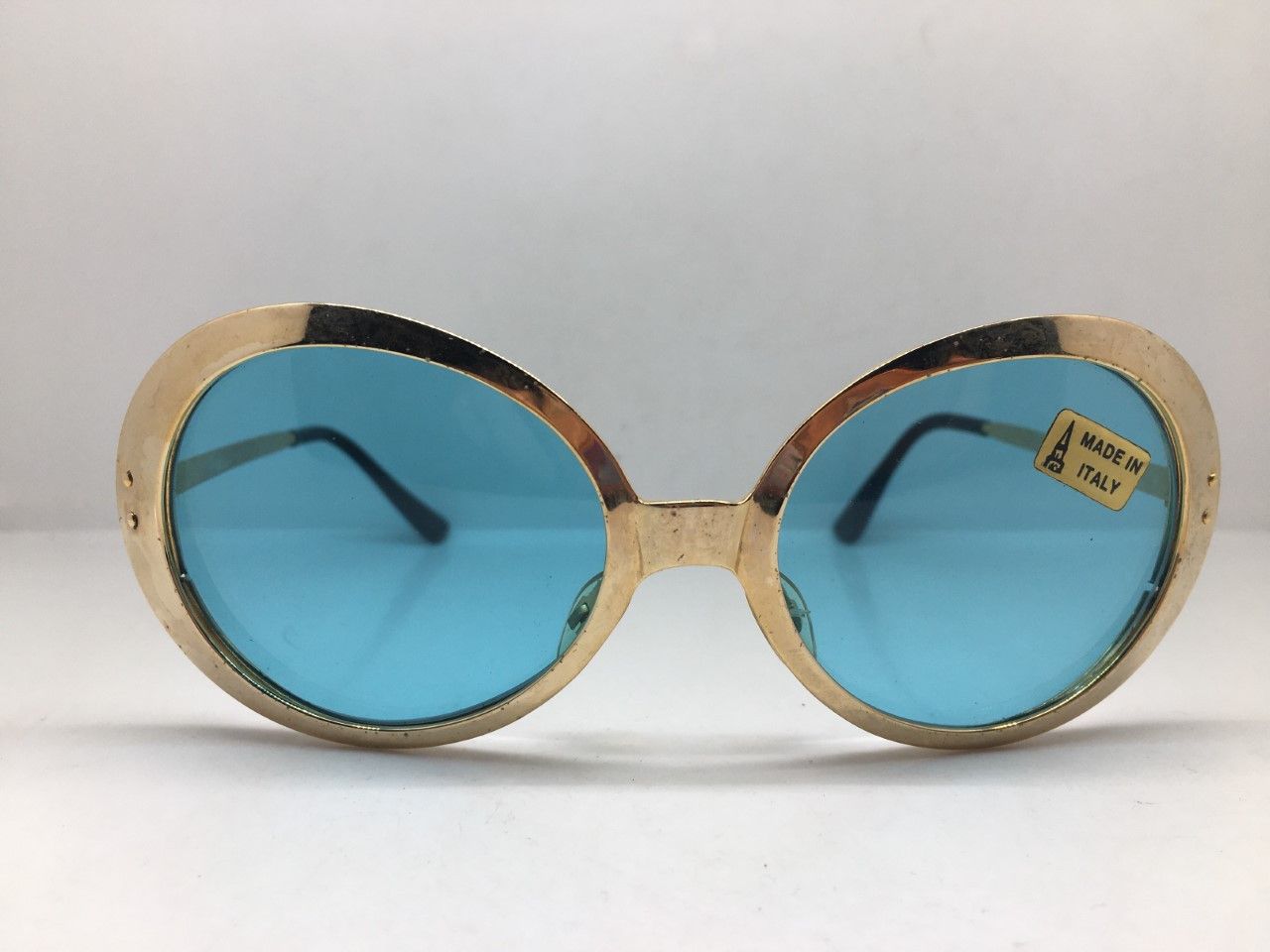 Vintage '69 MOD SPACE AGE ITALIA SUNGLASSES N.O.S. GLASS LENSES Size ONE SIZE - 8 Thumbnail