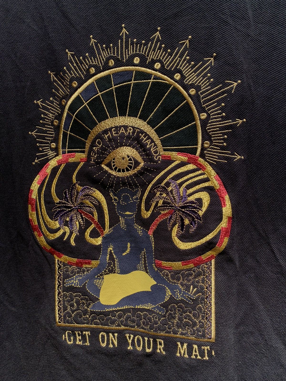 Designer × Scotch & Soda *RARE* Scotch & Soda Embroidered Meditation Polo Shirt - M Size US M / EU 48-50 / 2 - 4 Thumbnail